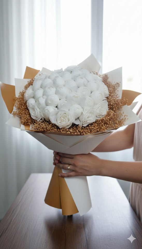 Şakayık çiçek buketi