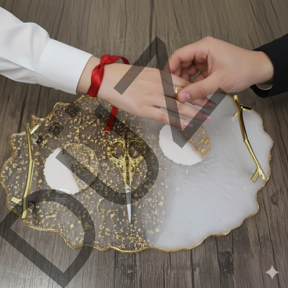 EPOKSİ SÖZ,NİŞAN,İSTEM GELİN TEPSİSİ DAMAT FİNCANI