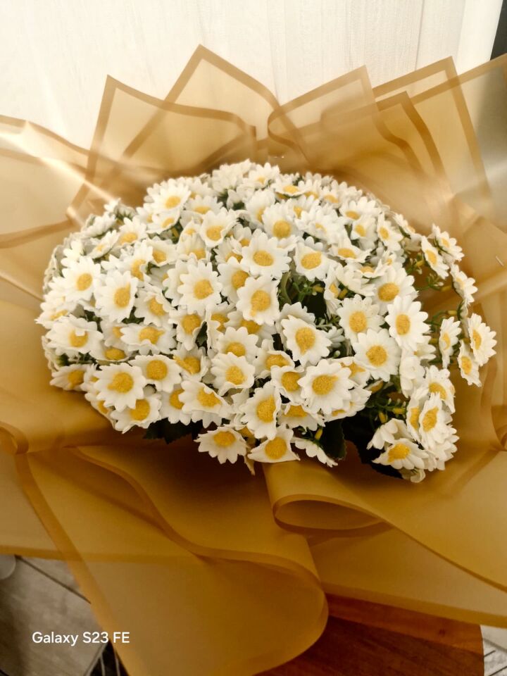 BEYAZ PAPATYA BUKETİ