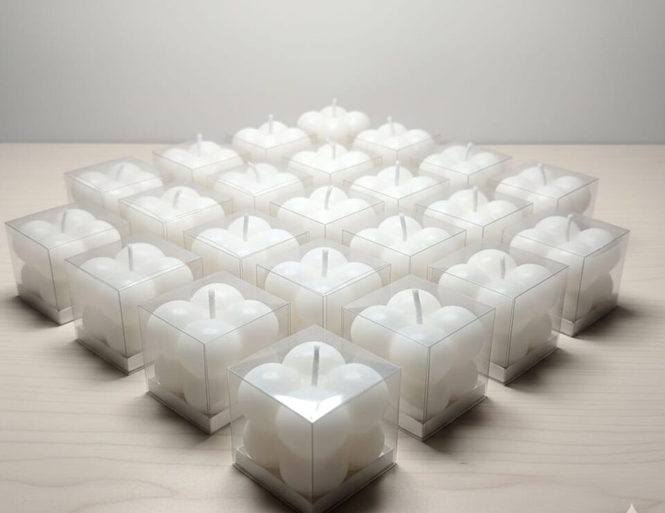 25 ADET MİKA KUTU BUBBLE MUM